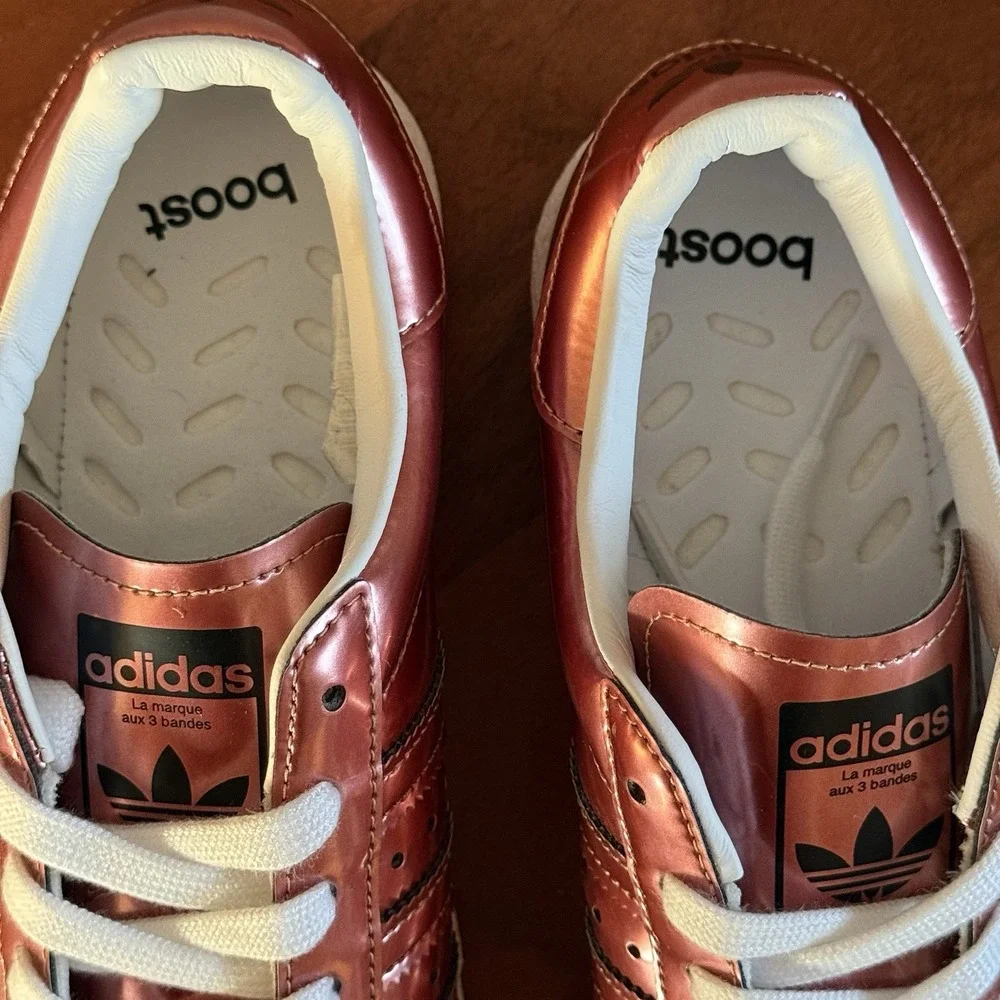 Adidas Superstar Boost Copper Metallic Women's Basketball Shoes BB2270 Size 8.5 - Picture 4 of 13